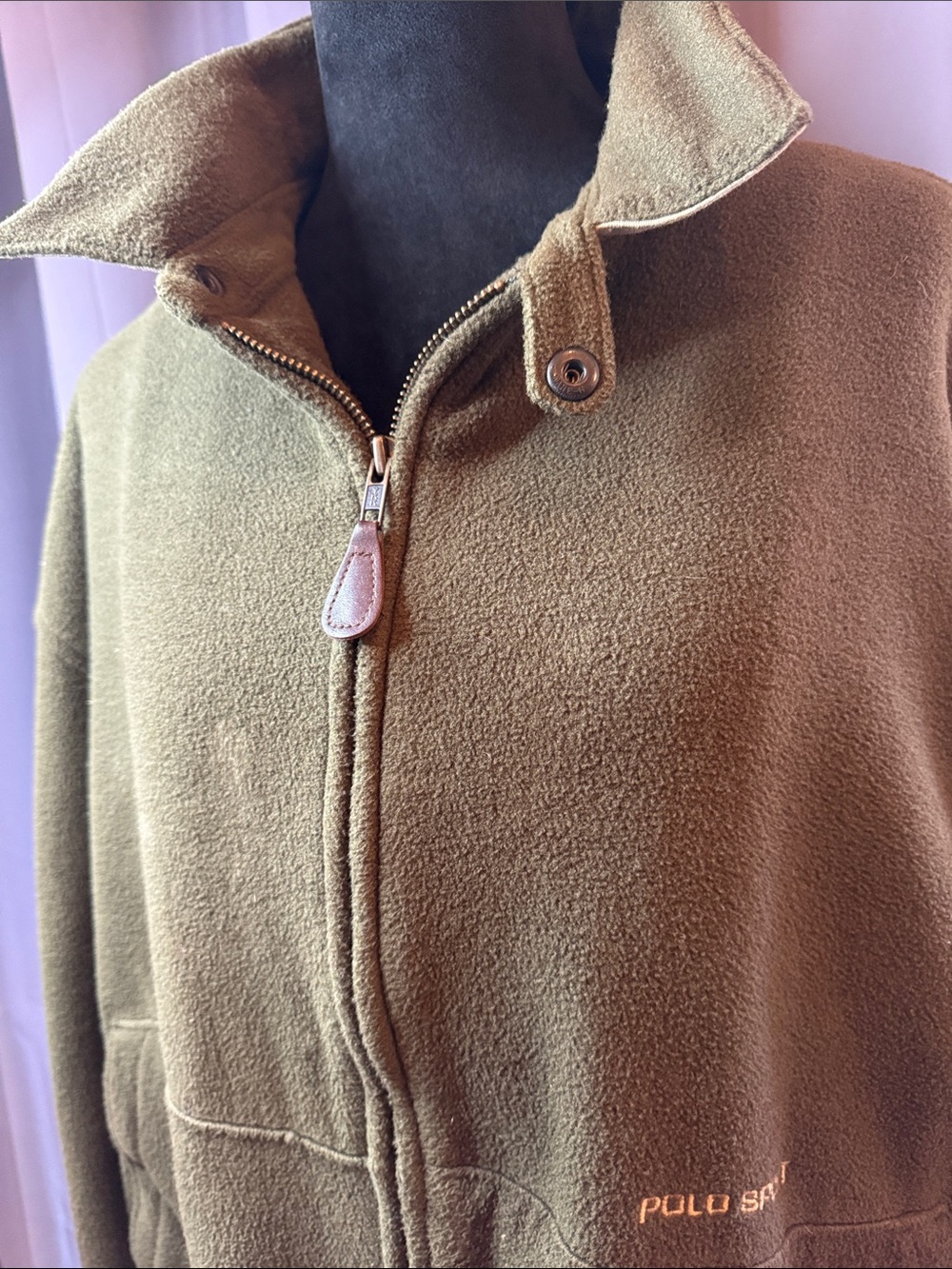 Polo by Ralph Lauren Polo Sport Olive Fleece Jacket